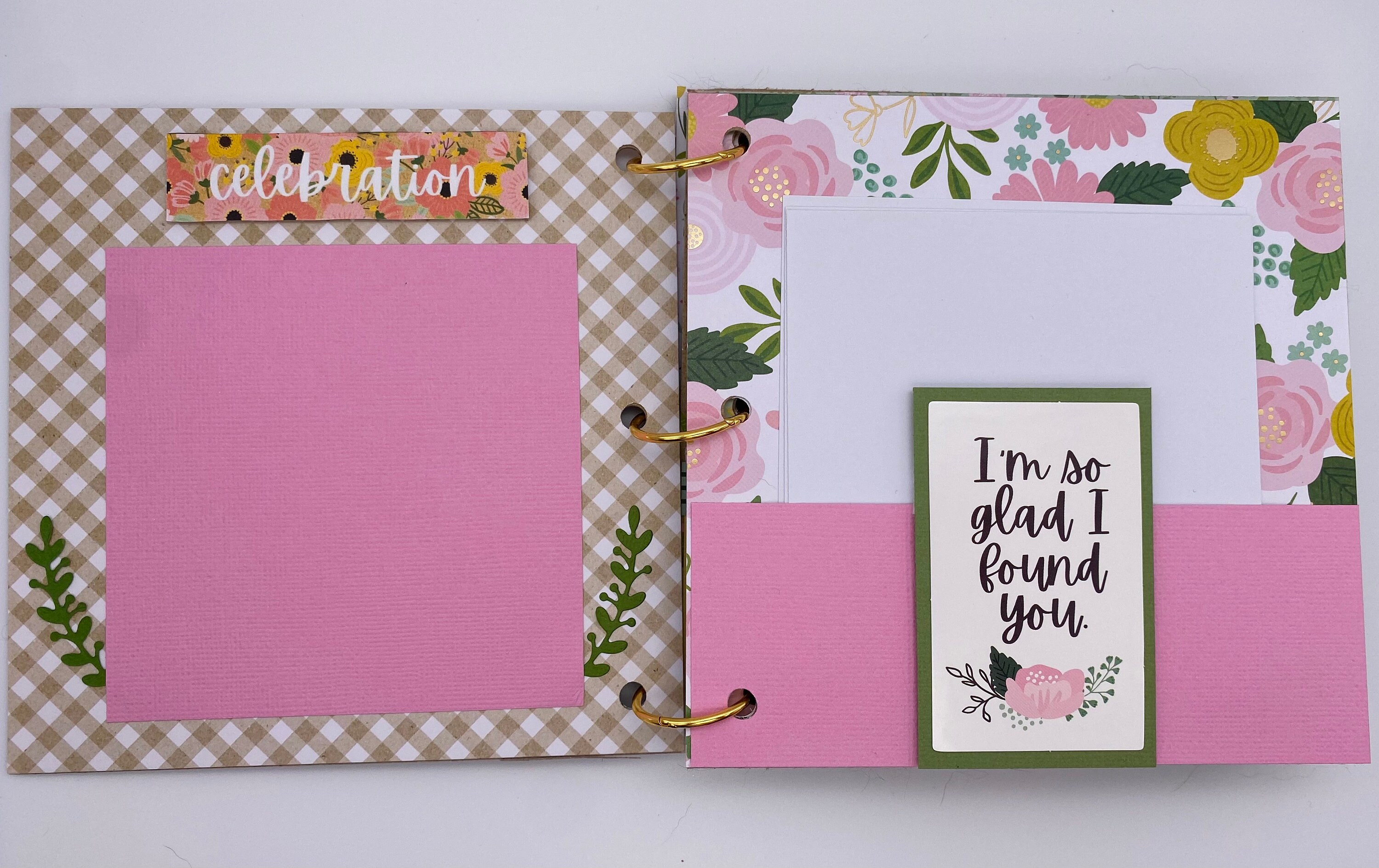 Premade Wedding Scrapbook Album Handmade Wedding Scrapbook Etsy