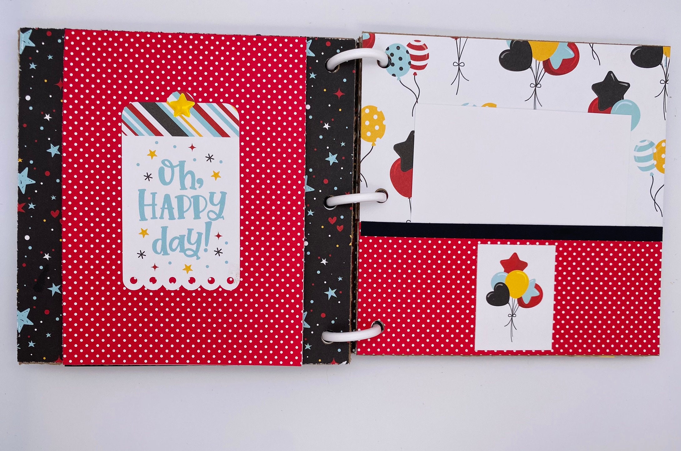 Premade Disney Mini Scrapbook Album Disney Photo Album Etsy