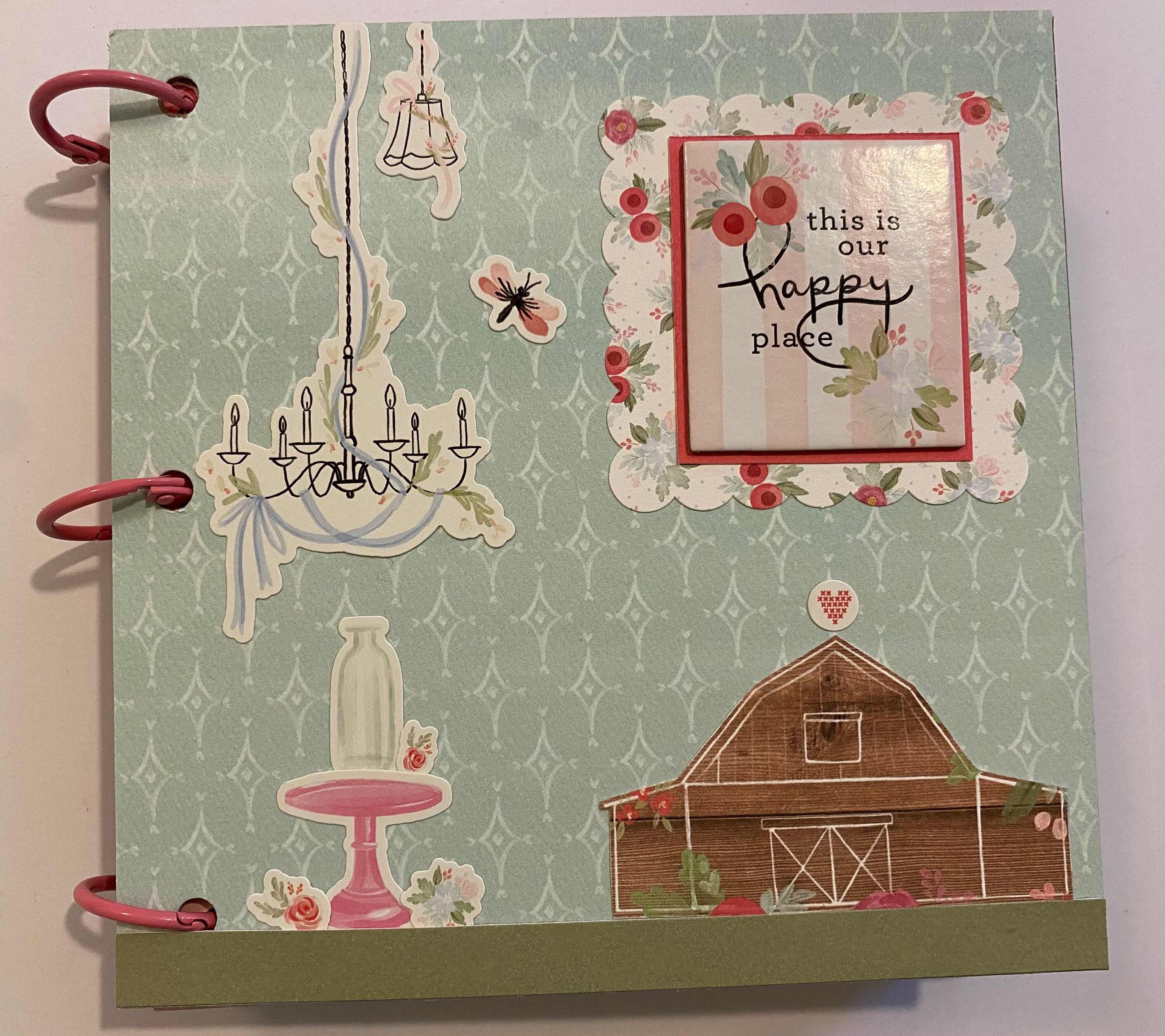 Premade Barn Scrapbook Album Handmade Barn Scrapbook Etsy