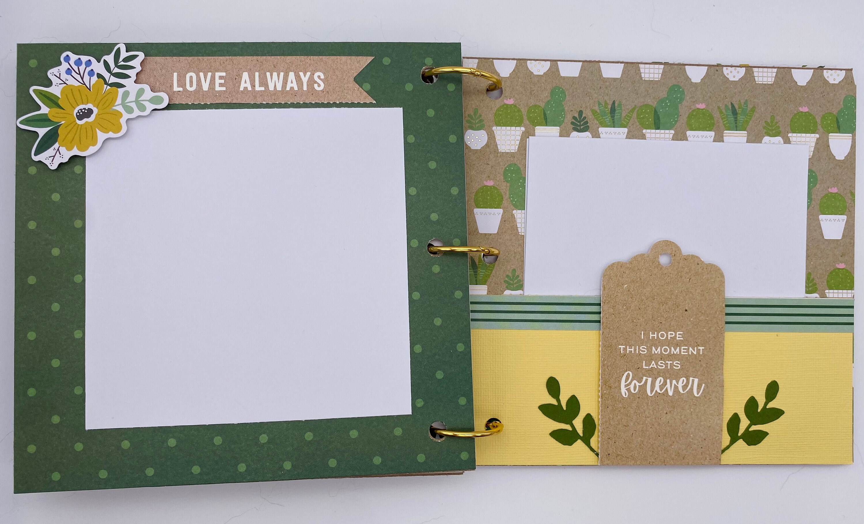 Premade Wedding Scrapbook Album Handmade Wedding Scrapbook Etsy