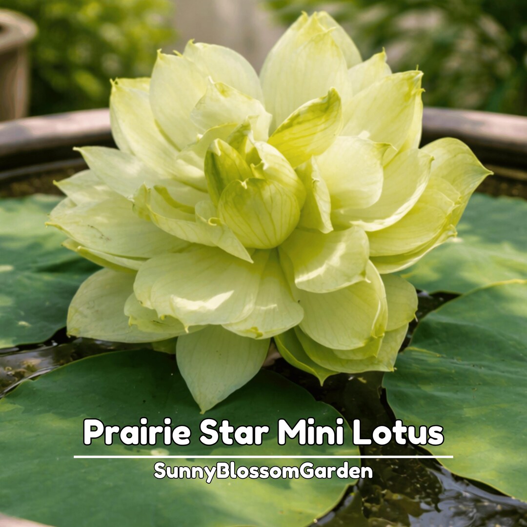 Prairie Star Mini Lotus Seeds - Dwarf Water Lotus - Compact Pink Star ...