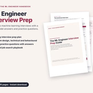 Förberedelseguide för intervju för maskininlärningsingenjör i PDF-format, 300+ intervjufrågor med svar i maskininlärningsprogrammet, systemdesign, jobbförberedelser för datavetenskap bild 2