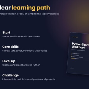 Pacote de Cadernos de Exercícios de Python, 10 Cadernos de Exercícios de Programação Imprimíveis com Respostas, Do Iniciante ao Avançado, Aprenda Python em PDF, Ciência da Computação para Educação Domiciliar imagem 3