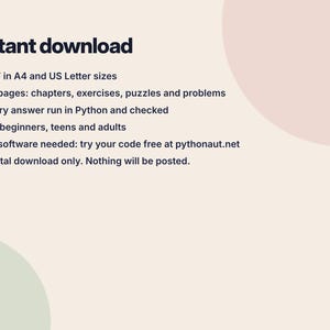 Python Lists Workbook, Printable Coding Worksheets, Python Exercises with Answers, Learn to Code PDF, Homeschool Computer Science image 5