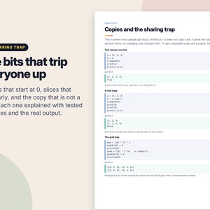 Python Lists Workbook, Printable Coding Worksheets, Python Exercises with Answers, Learn to Code PDF, Homeschool Computer Science image 3