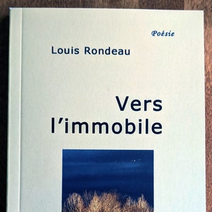 Vers l'immobile - Recueil de poésie - Louis Rondeau