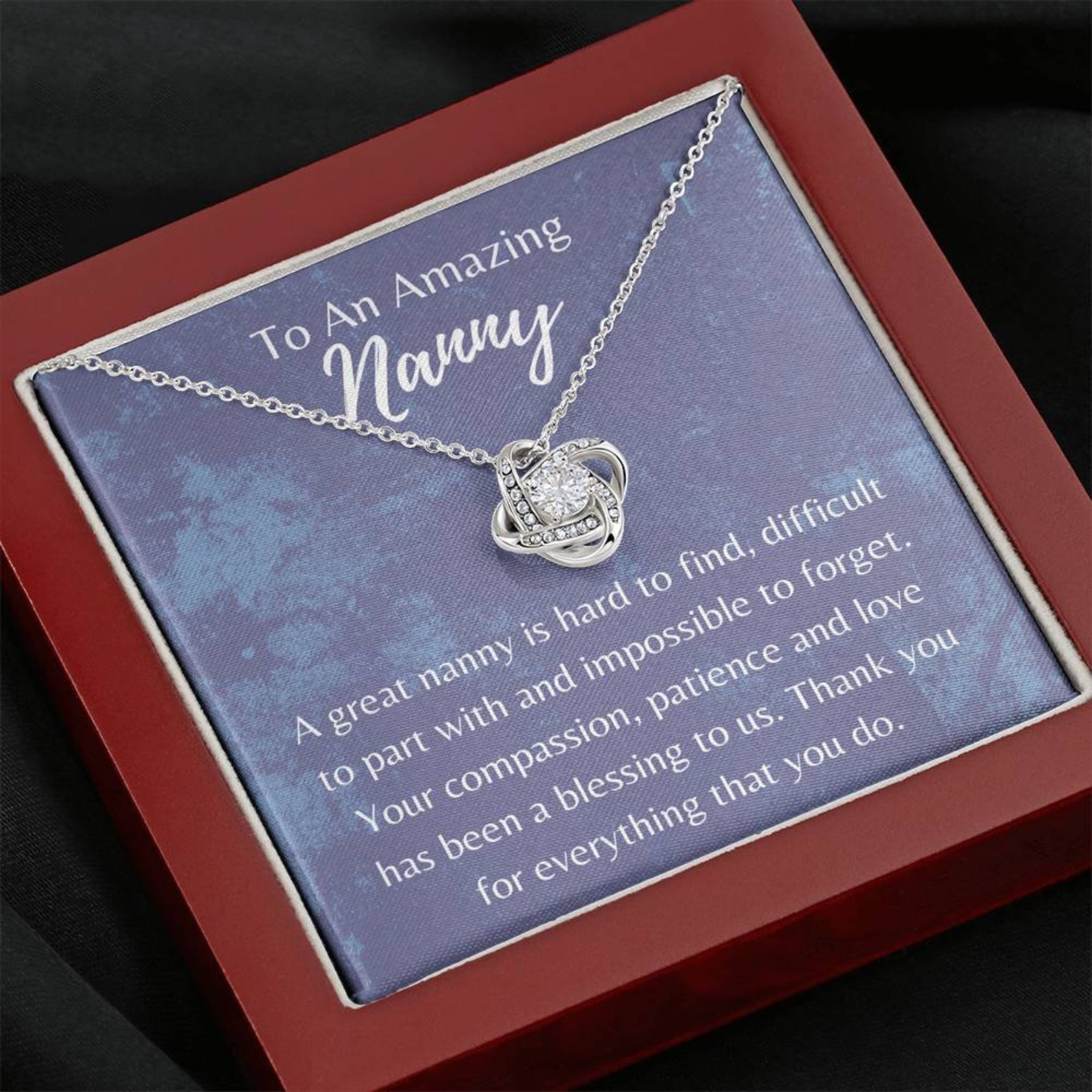 Nanny Gift Thank You Gift for Nanny Child Care Gift Etsy