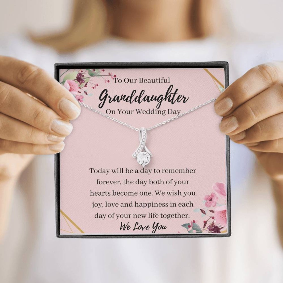 Our Granddaughter Wedding Day Gift To Bride From Etsy