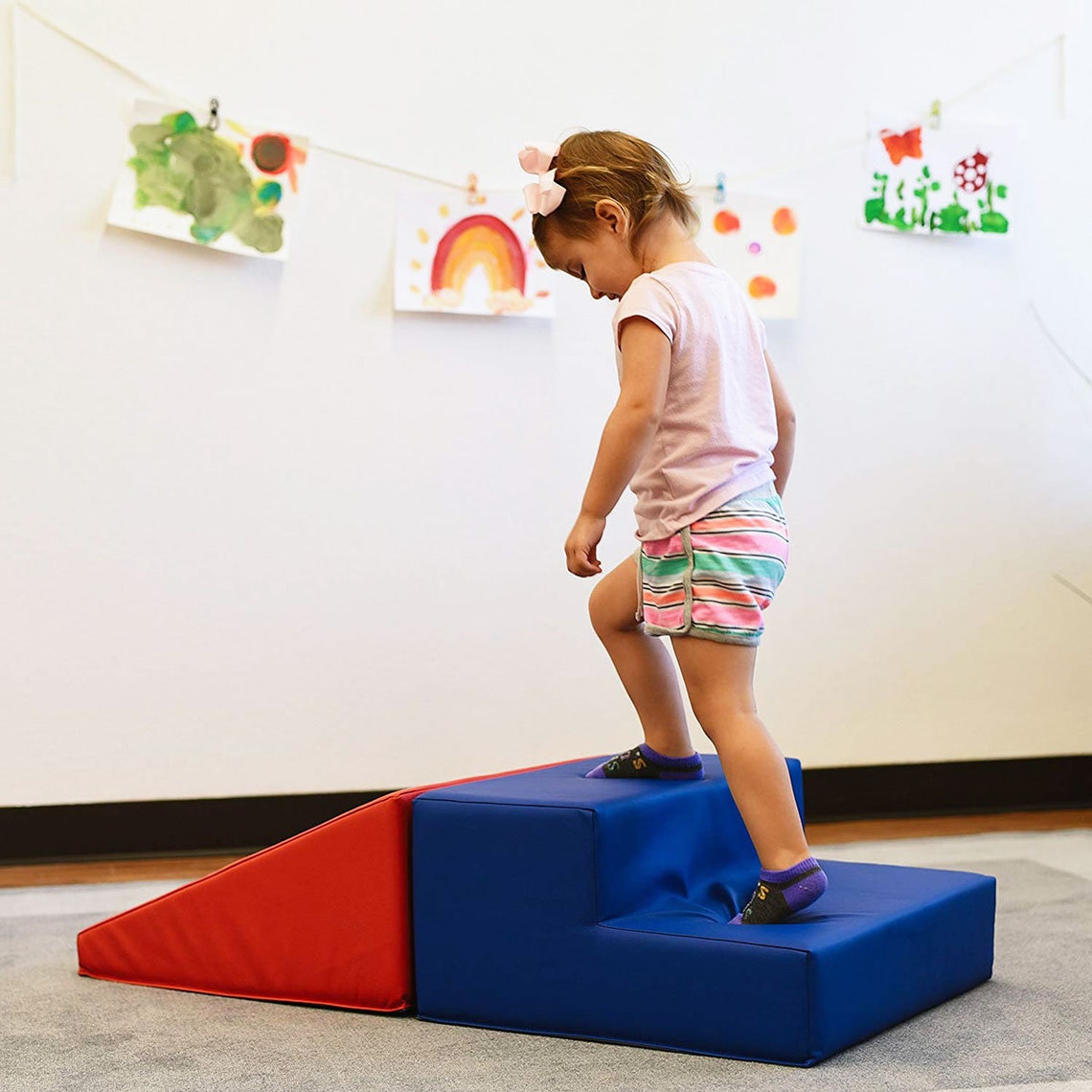 Baby Kids Toddler Large Soft Block Playset Step n Slide Etsy