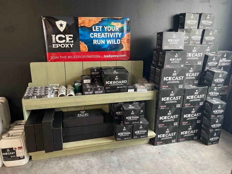 Gallery Detail: 15 Gallon Deep Pour Ice Epoxy Kit Free Shipping