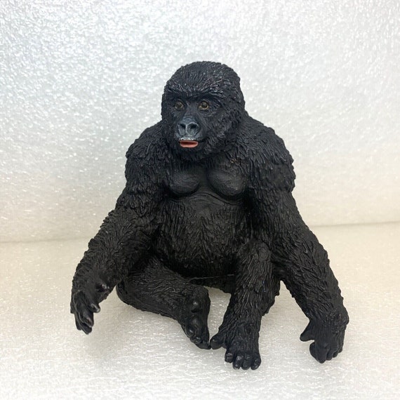 1990 Safari Ltd Gorilla Toy Figure Etsy