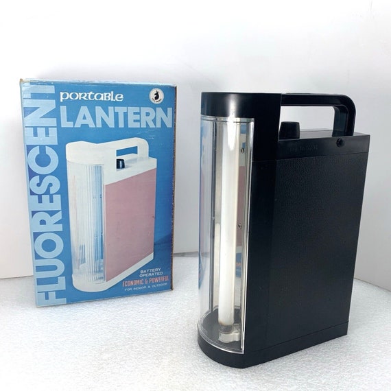 Vintage Portable Fluorescent Lantern Light Battery Operated 828B Fifu Brand Etsy