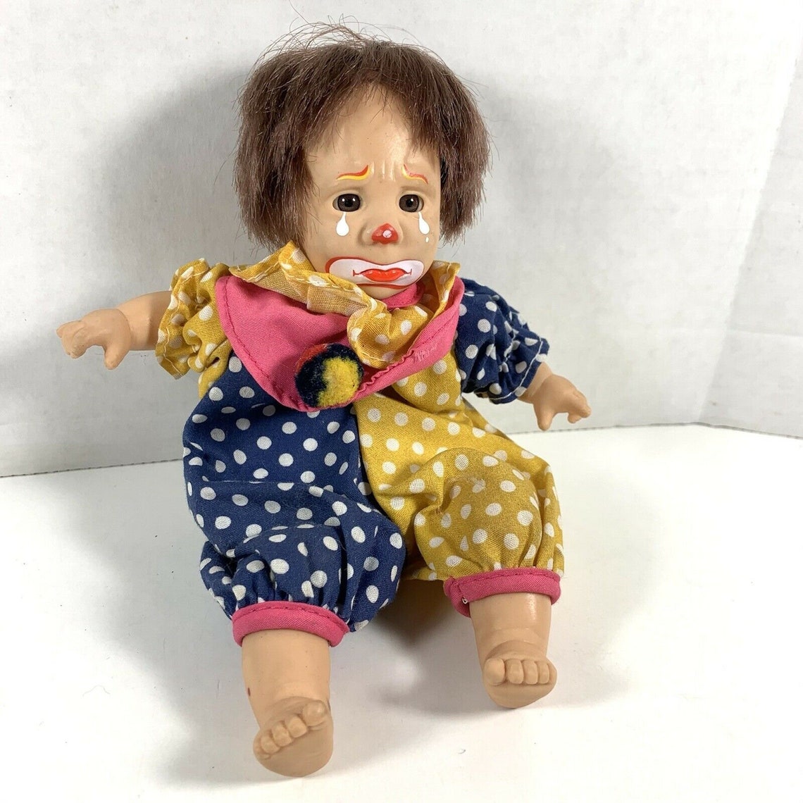 Crying Baby Clown Circus 8 Doll Soft Body Realistic Etsy