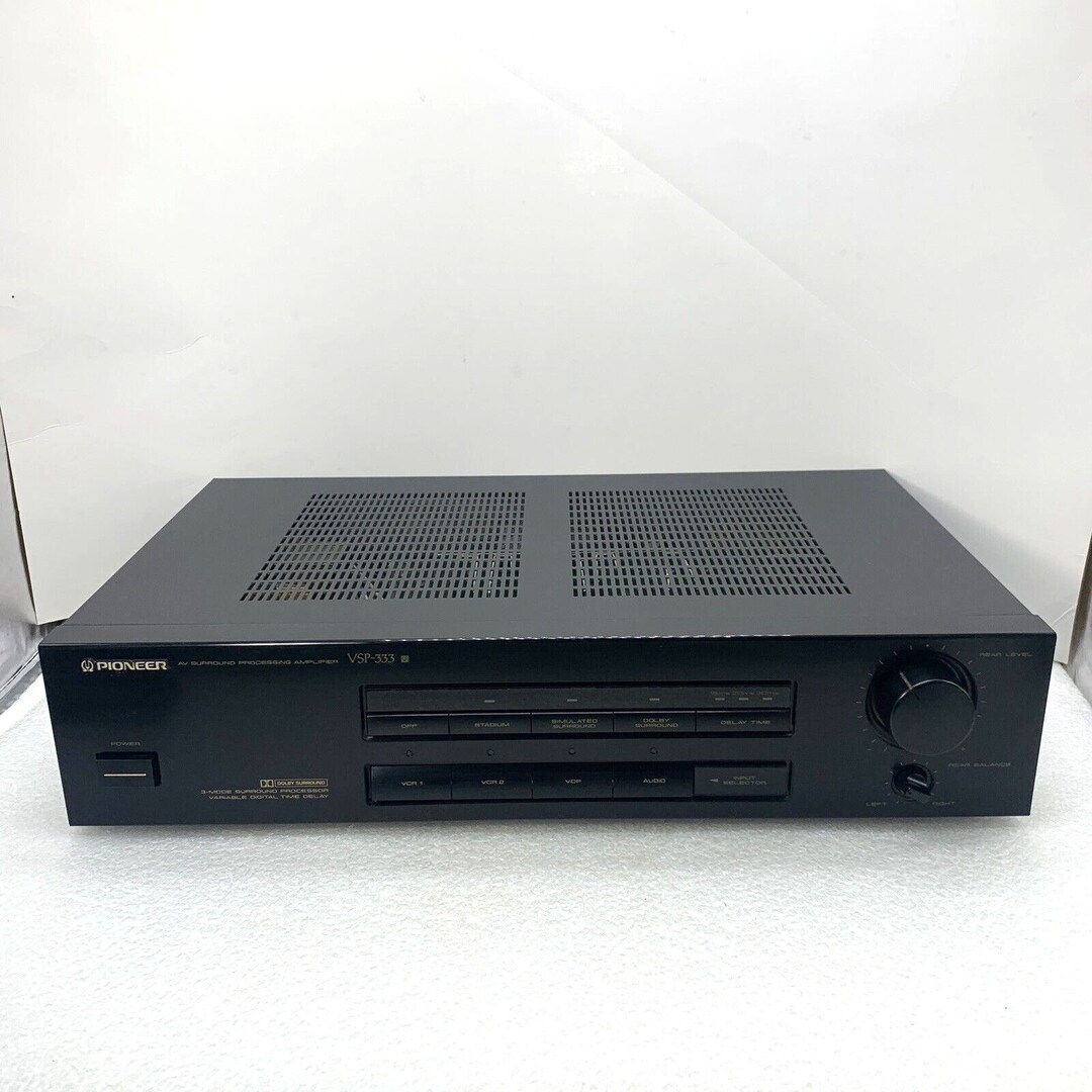 Pioneer AV Surround Processing Amplifier VSP333 Tested / Works Etsy
