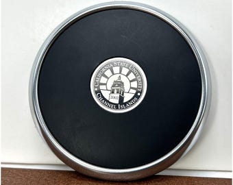 2002 California State University Channel Islands Metal Coaster Paperweight Decor