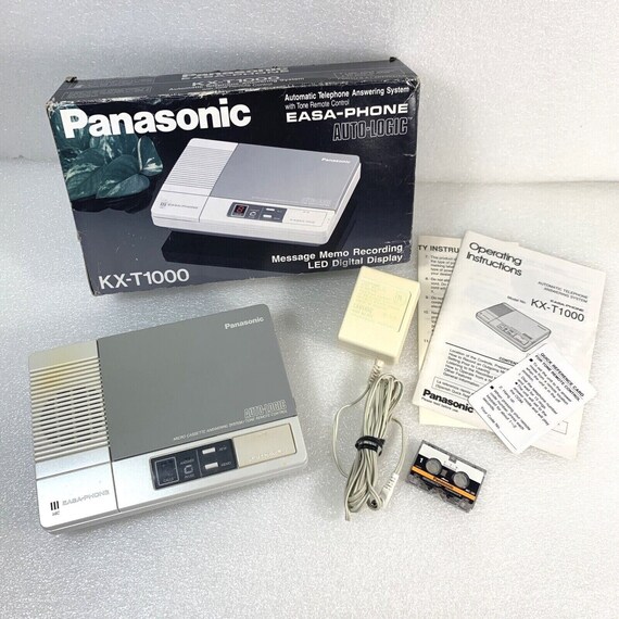 Panasonic KXT1000 Automatic Telephone Answering System Etsy