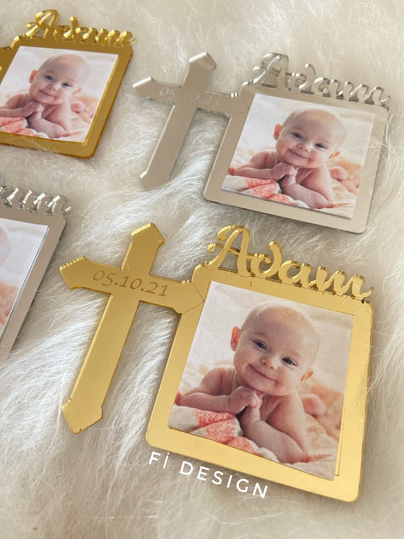 Baptism Frame Favors Personalized Baptism Photo Favors Etsy