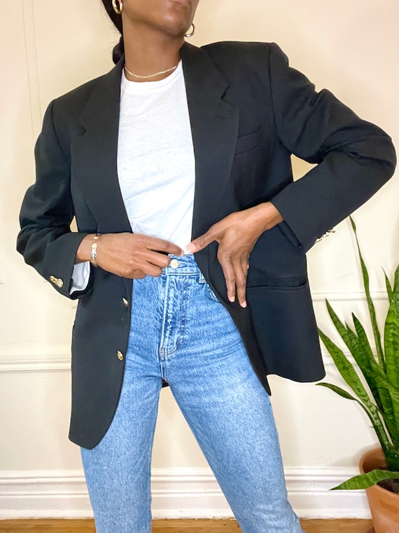 Black Oversized Blazer Gem