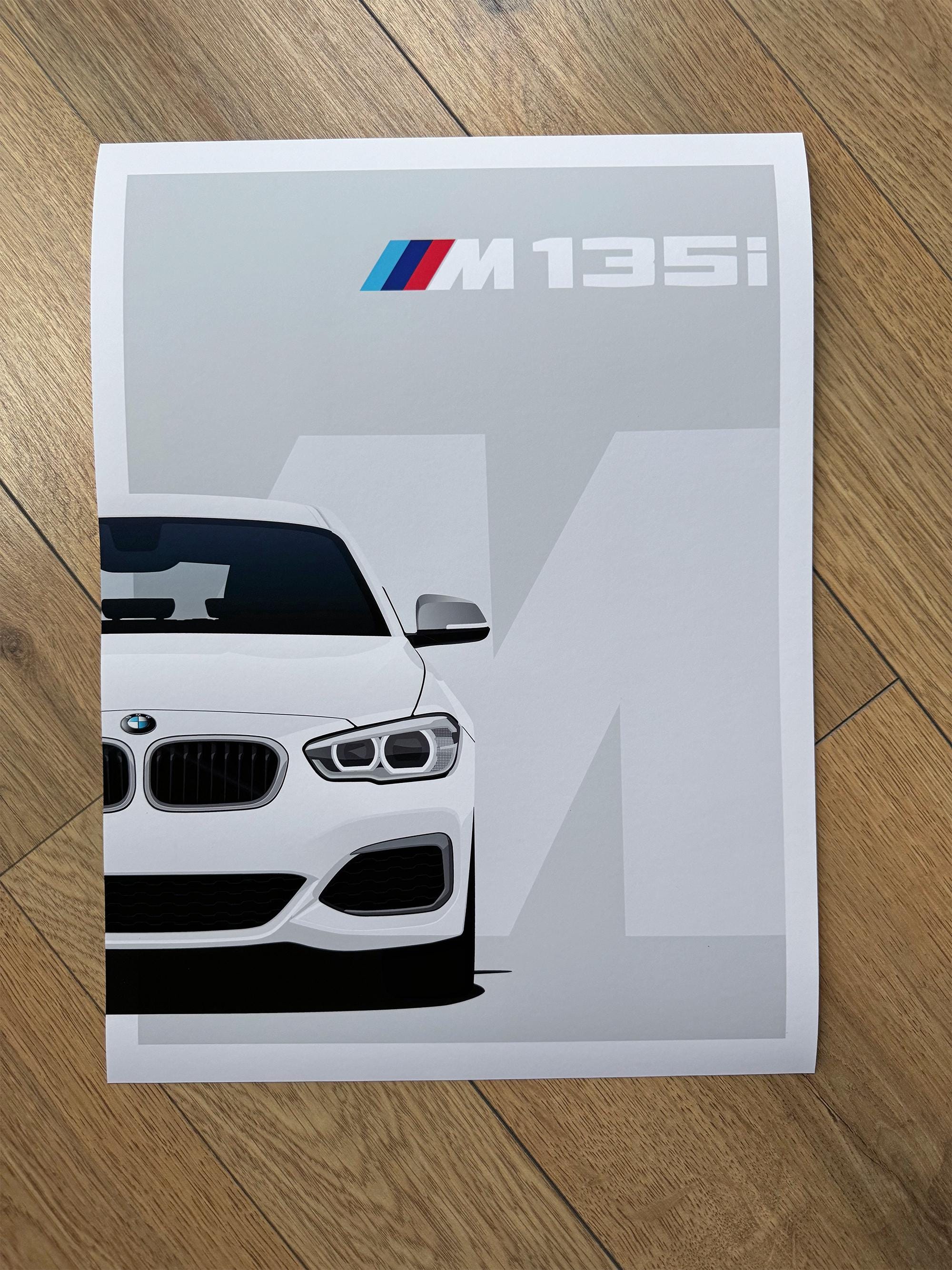 BMW M135i / M140i F20 & F21 LCI Illustration Printed on Matte