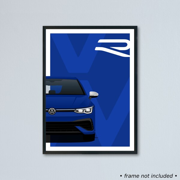 Vw Golf R Poster - Etsy UK