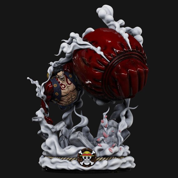 One Piece Monkey D Luffy Gear 4th - Snakeman | Art Print