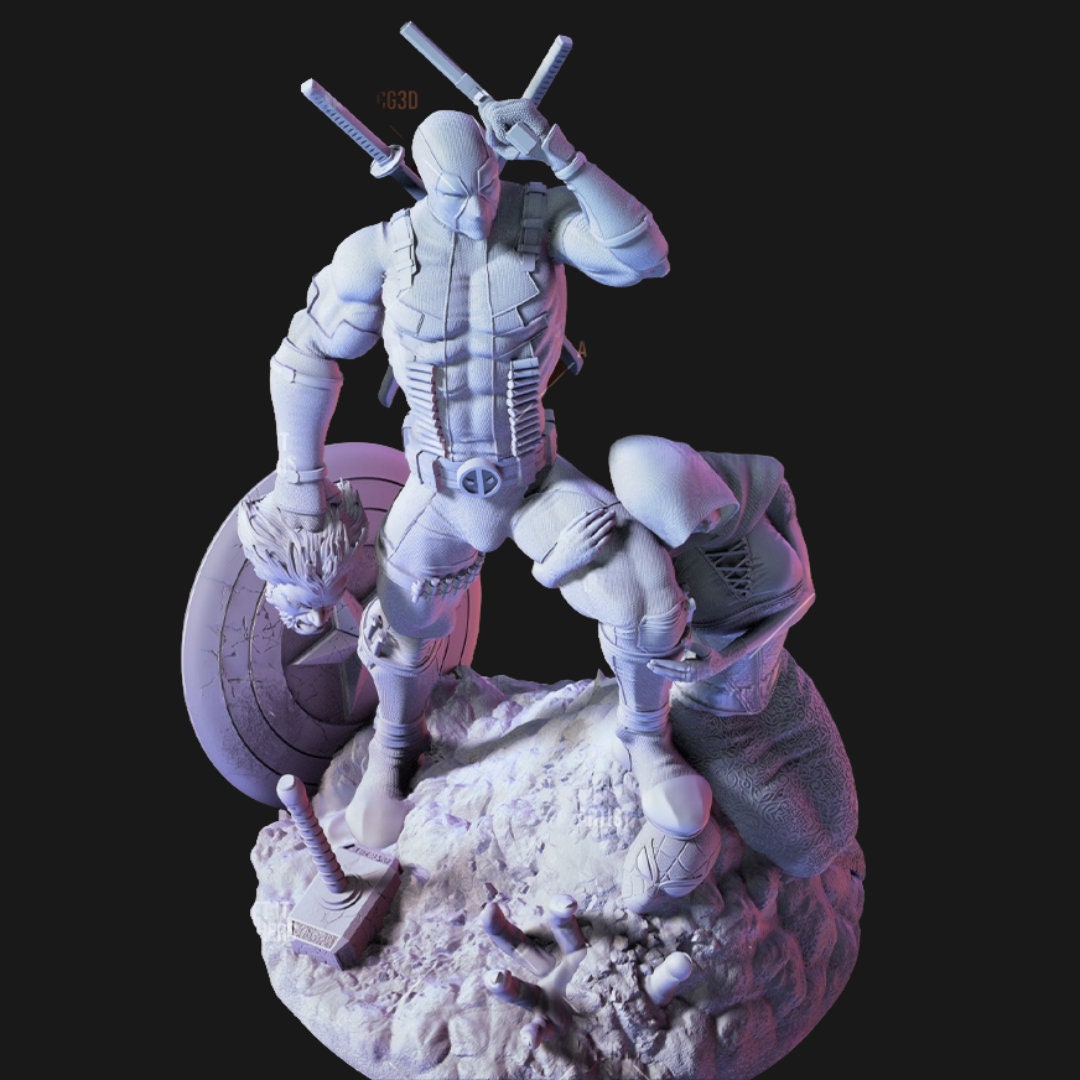 Pool Kills Marvel Bonus BUST 3D Print Model - Etsy