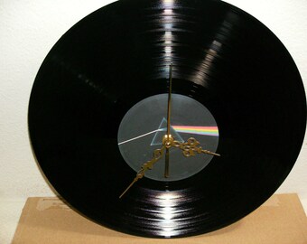 PINK Floyd Dark Side Of The Moon 12&quot; VINYL LP Wall Clock (classic)