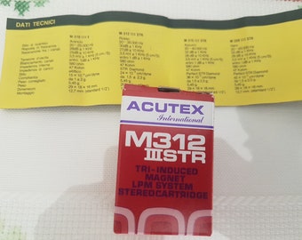 Acutex M 206 II Cellule Induced Magnet LPM System Stereo & Acutex Diamant N.O.S