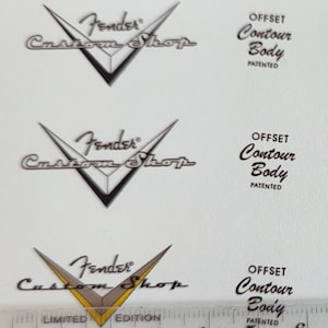 Fender custom shop decal - Etsy 日本