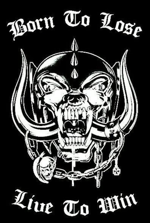Motorhead - Born to Lose Live to Win - Vinyl Sticker Lemmy - Etsy