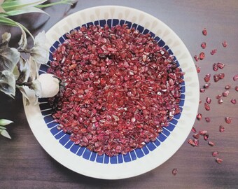 Natural Garnet Gemstone Chips | Loose Polished Garnet Stones 3-8mm | Healing Crystal Chips for Jewelry Making & Chakra Balancing, Women Gift