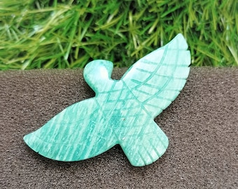 Natural Carving Eagle Stone, Gemstone Eagle Carving, Loose Bird Charm, Hand Carving Bird, Animal Crystal Pendant,For Gift, Jewelry Making