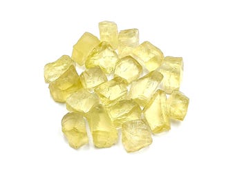 Natural Raw Lemon Quartz, Crystal Quartz, Solar Plexus Chakra, Healing Gemstone, Jewelry Making Raw, February Birthstone, Gift for Women