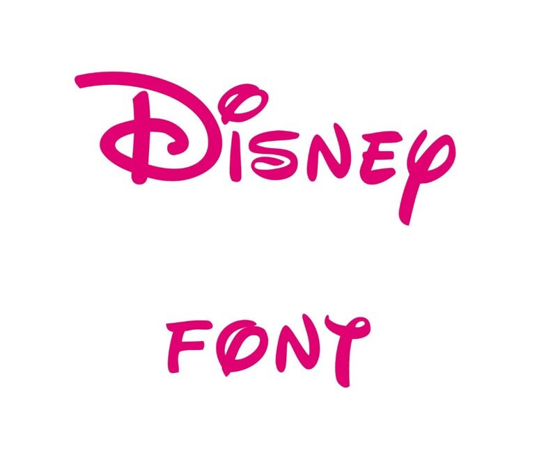 DISNEY FONT | for cricut, procreate, etc | digital download, svg, otf…
