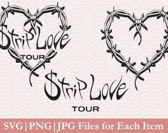 Karol G / Strip Love Tour SVG / PNG / JPG
