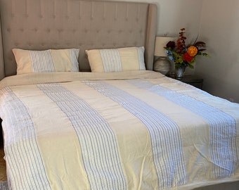 Handmade African Mudcloth King Size Duvet Cover Set