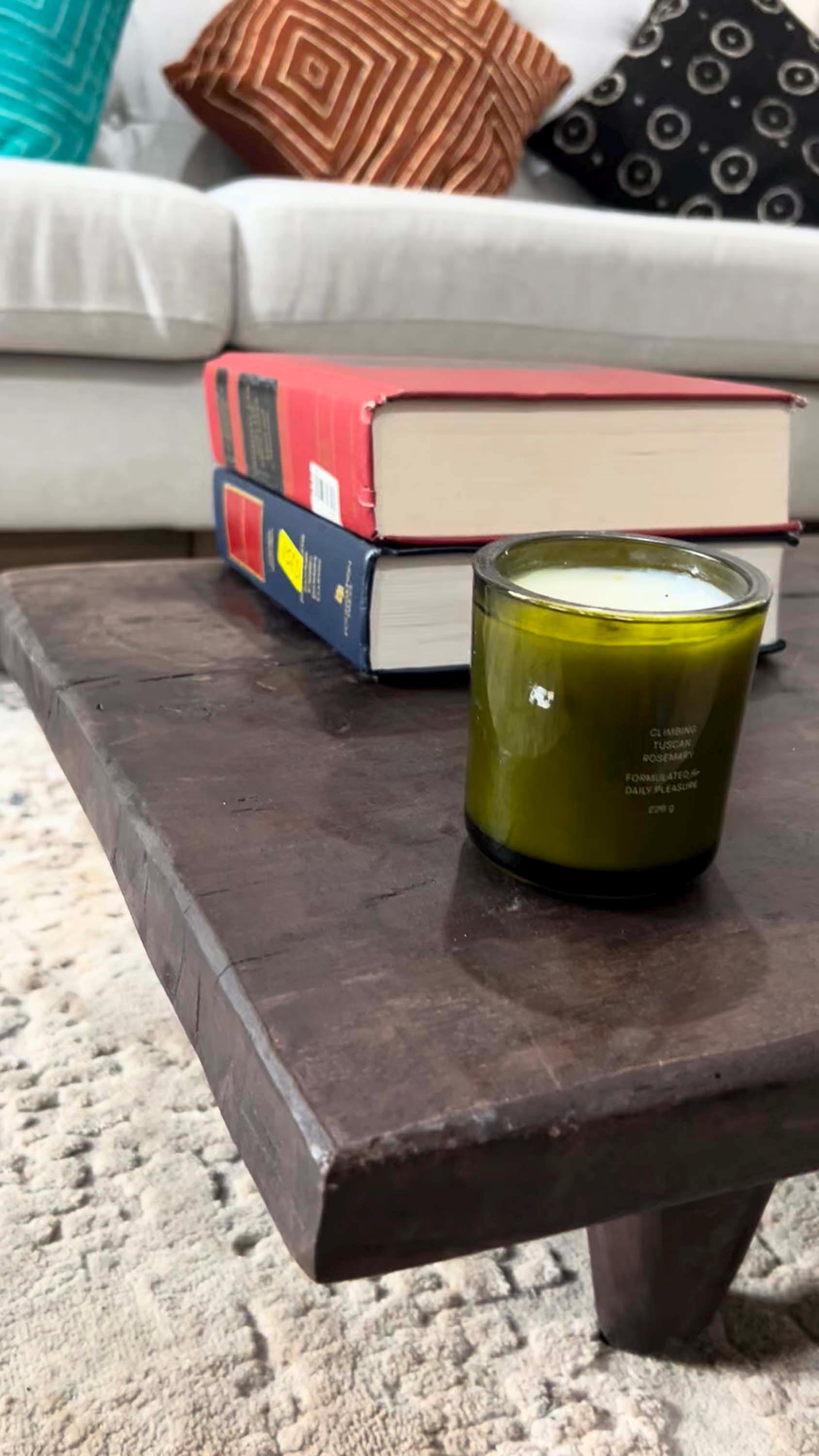 ヴィンテージ セヌフォ ベンチコーヒーテーブル：アフリカンウッド