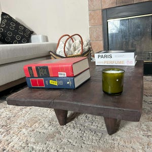33” Senufo Bench Coffee Table, African Vintage Senufo Authentic Bench, Boho Farmhouse Table, Rustic Wooden Coffee Table, Bench Naga Table -3