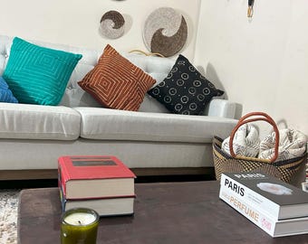 ヴィンテージ セヌフォ ベンチコーヒーテーブル：アフリカンウッド
