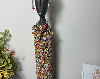 土人形デザイン　南米　メキシコ  約20cm メキシコのかわいい民芸品⋯💞 カラベラ（骸骨）&ディアブロ