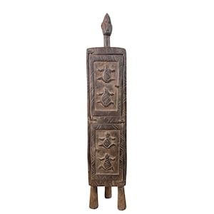 Handmade Dogon Ritual Chest – African Medicine Figure