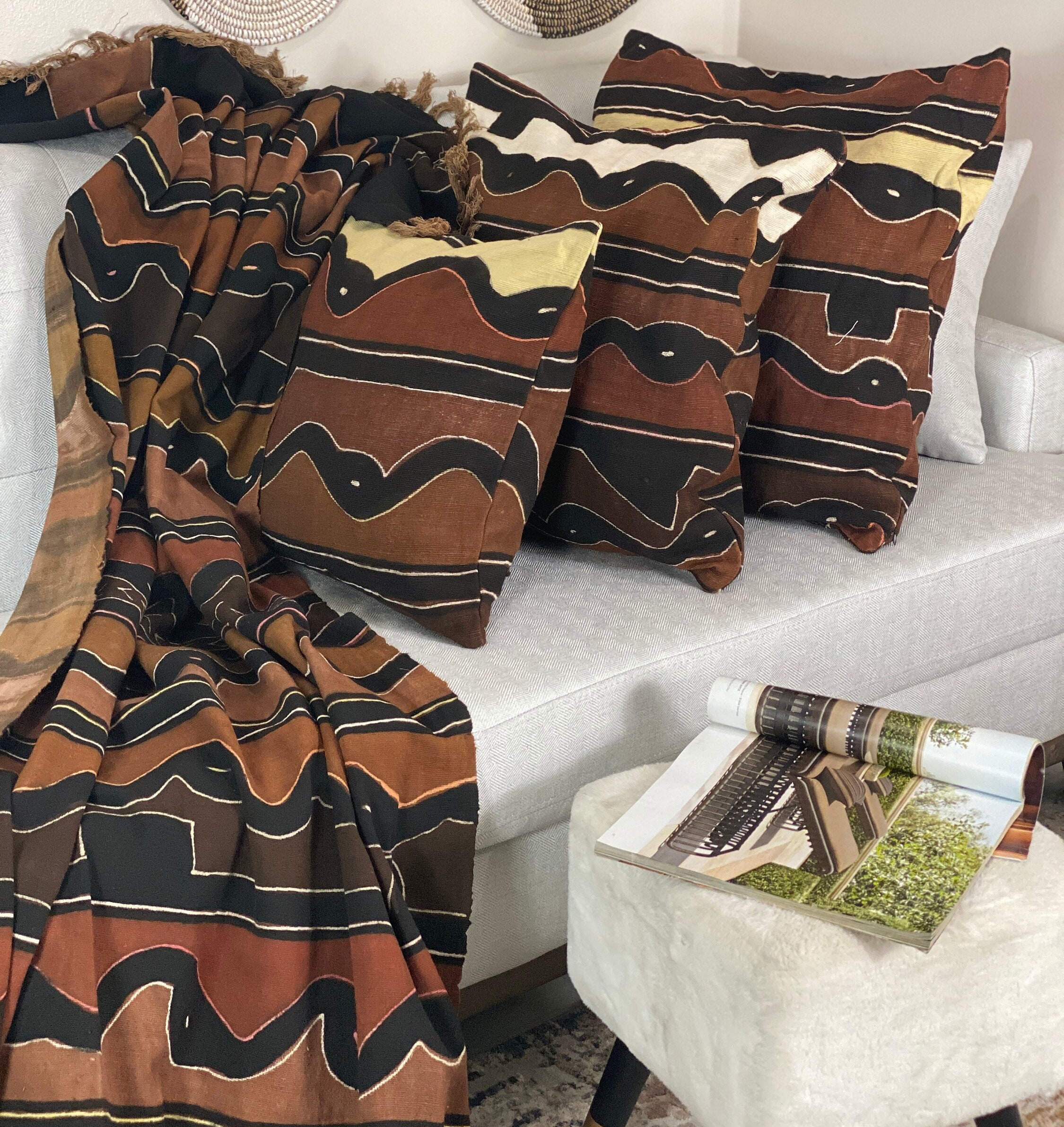 Mudcloth blanket best sale