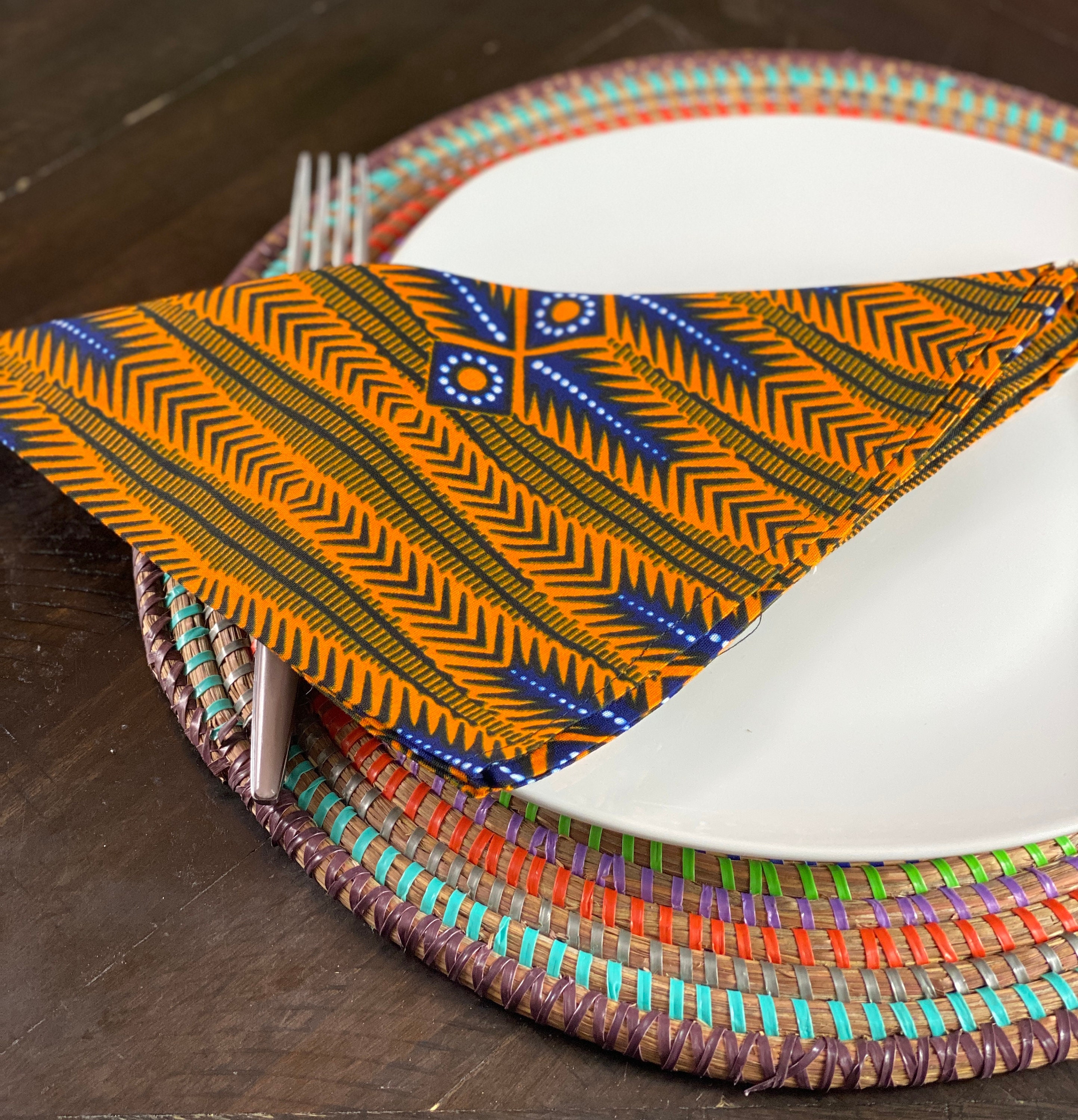 Ankara Cloth Napkins (set of 2): African Print Table Decor - Etsy
