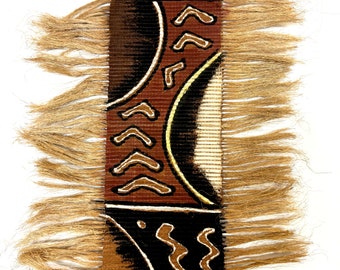Mudcloth Table Runner, African Home Decor, Boho Wall Art, African Tapestry, African Table Runner, Woven Mudcloth Art, Mudcloth Fabric Runner