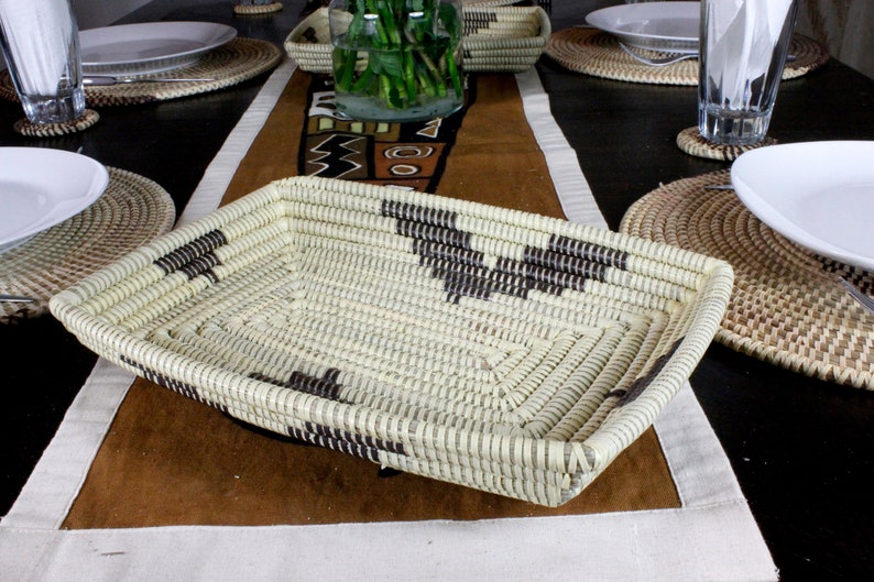 Handmade Senegalese Bread Basket - Thumbnail 3