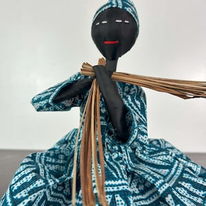 African Heritage Doll – Hand-Stitched Ethnic Art Toy