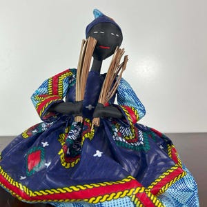 Handmade Afro Doll – African Style Girl Toy