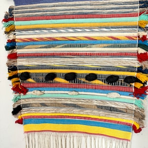 Woven Wall Hanging, Large HandWoven Tapestry Weaving, Multicolor Textured Tapestry Wall Hanging Wall Decor, Macraweave, Macrame Wall Hanging