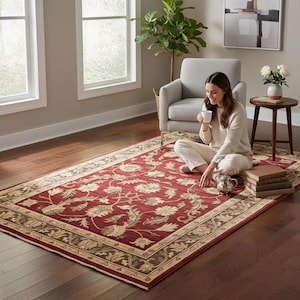 Handgemachter 1,5x2m Handgeknüpfter Chobi Wollteppich Eleganter Teppich für Wohnkultur