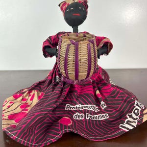Afrocentric Handmade Doll – Unique Gift from Africa
